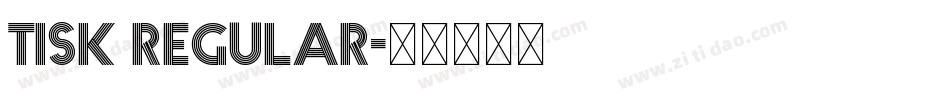 tisk Regular字体转换